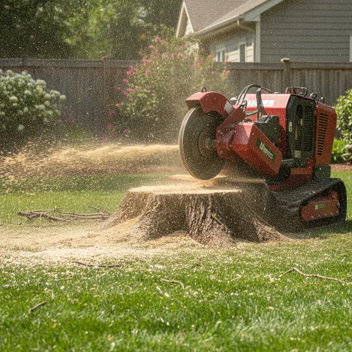 Stump grinding